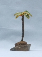 Palme (± 12 cm) mit Aventurin und Tigerauge